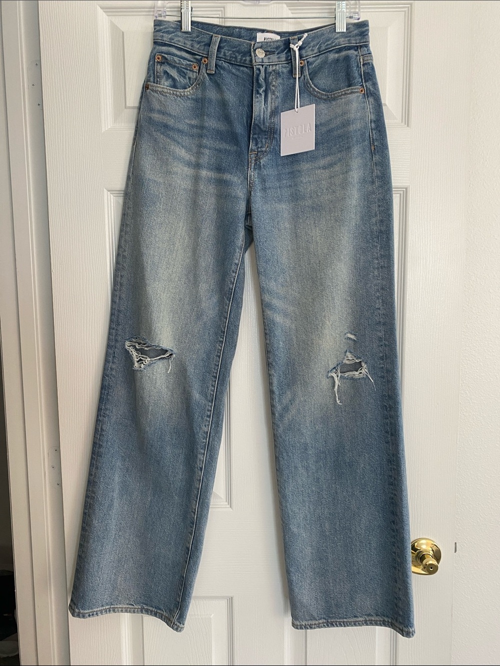 Pistola Hendrix High Rise Baggy Apprentice Distressed Size 24